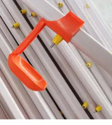 A complete set of waterline feeding line and automatic breeding equipment for durable free-range poultry
