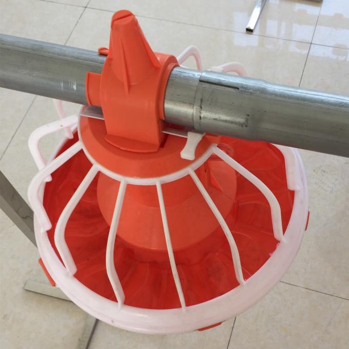 Mangiatoia automatica per polli Tubo in PVC Mangiatoia per pollame con recipiente a pressione 2