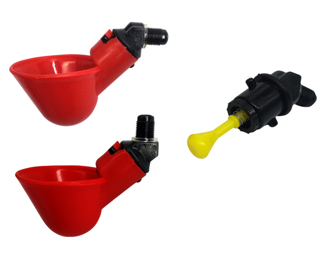 Attrezzi per la fattoria degli animali Pollaio automatico Pollame Acqua per bere Ciotola Pollo in plastica Pulcino Pollame Capezzolo Bevitore a goccia 3