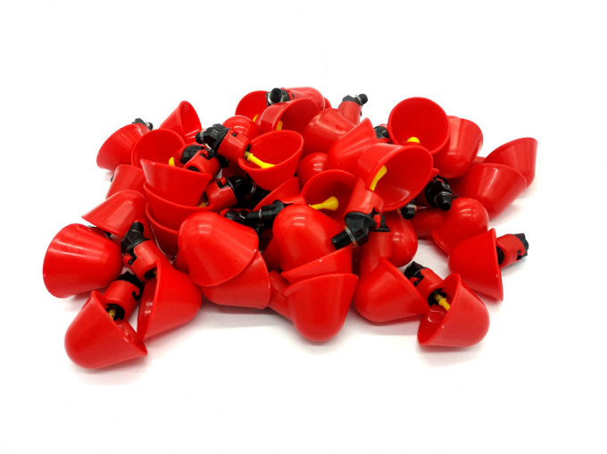 Attrezzi per la fattoria degli animali Pollaio automatico Pollame Acqua per bere Ciotola Pollo in plastica Pulcino Pollame Capezzolo Bevitore a goccia 4