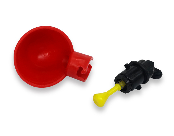 Attrezzi per la fattoria degli animali Pollaio automatico Pollame Acqua per bere Ciotola Pollo in plastica Pulcino Pollame Capezzolo Bevitore a goccia 6