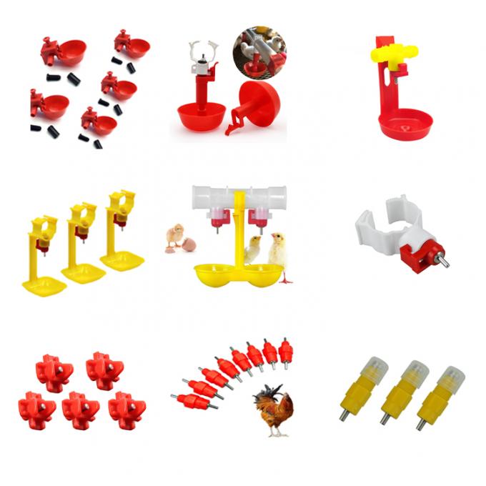 Sistema di abbeveraggio per capezzoli Polli da carne Pollame Linea di abbeveraggio Tubo da 50mm-250mm 6